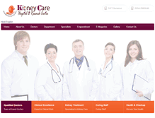 Tablet Screenshot of kidneycarehospital.com